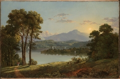 View on the Hudson by Christopher Pearse Cranch