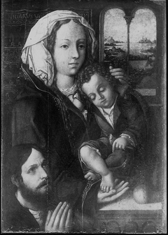 Virgin and Child with a Donor by Hans Memling