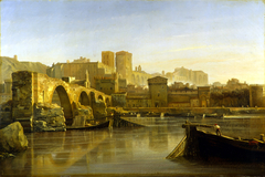 Vue d’Avignon et du Pont saint Bénezet. by Isidore Dagnan