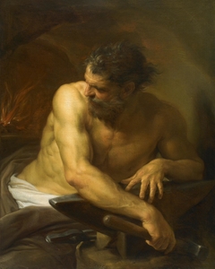 Vulcan in his Forge by Pompeo Batoni