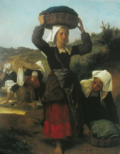 Washerwomen of Fouesnant by William-Adolphe Bouguereau