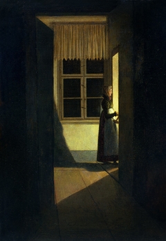 Woman with the Candlestick by Caspar David Friedrich