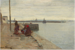 Women on a Galway Quayside by Walter Osborne