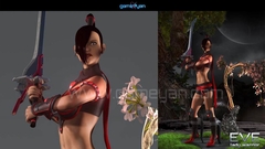 3D Character Modeling  Of 3D Eve Lady Warrior By 3D Animation Studio, Fort Worth,texas by GameYan Studio4