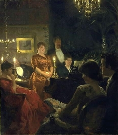 A Duet by Peder Severin Krøyer