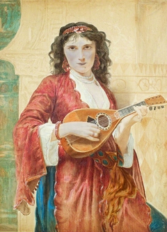 A Gipsy Lady by possibly Camille Victor Louis Muller