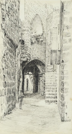 ''A Street in Jaffa'' by James Tissot