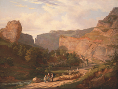 A View of Cheddar Gorge by George Vincent