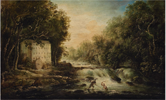 A View of the Salmon Leap, Leixlip by William Sadler