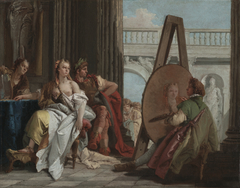 Alexander the Great and Campaspe in the Studio of Apelles by Giovanni Battista Tiepolo