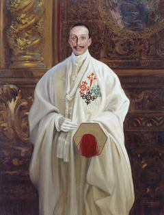 Alfonso XIII con hábito de maestre de las órdenes militares by Carlos Vázquez Úbeda