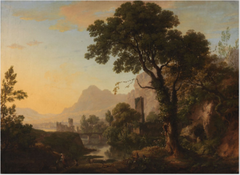 An Idyllic Landscape by William Ashford