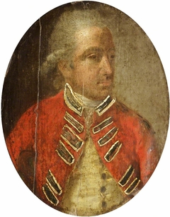 An Military Officer in Red by Unknown Artist