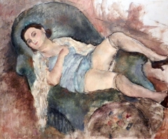 Andrée (femme se reposant) by Jules Pascin