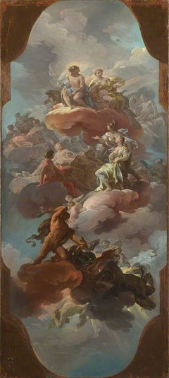 Apotheosis of the Spanish (?) Monarchy (?) by Corrado Giaquinto