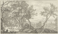 Arcadisch landschap by Isaac de Moucheron