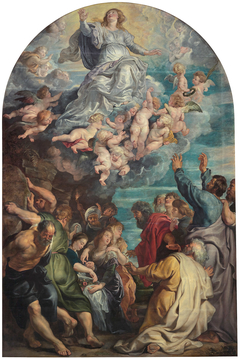 Assumption of Mary by Peter Paul Rubens