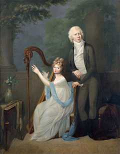 August Herzog zu Gotha-Altenburg und Gemahlin Luise von Meckel by Alexander Molinari