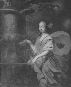 Augusta Maria, 1649-1728, prinsessa av Holstein-Gottorp, hertiginna av Baden-Durlach by David Klöcker Ehrenstrahl