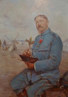 Autoportrait de Joseph-Félix Bouchor en peintre de l'armée by Joseph-Félix Bouchor