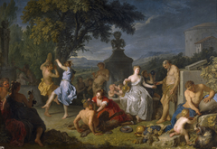 Bacchanal by Michel Ange Houasse