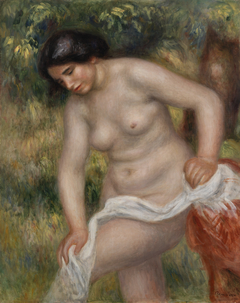 Bather Drying Herself (Baigneuse s'essuyant) by Auguste Renoir