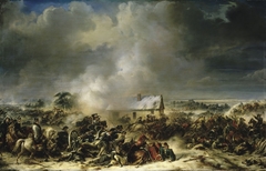 Battle of Hoff, February 6, 1807 by Jean-Charles Langlois