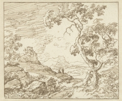 Bergachtig landschap by Jan Gabrielsz Sonjé