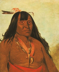 Bón-són-gee, New Fire, a Band Chief by George Catlin