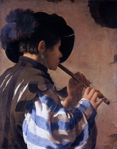 Boy Playing a Fife by Hendrick ter Brugghen