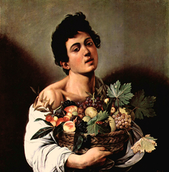 Boy with a Basket of Fruit by Caravaggio