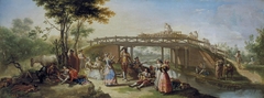 Bridge over the Madrid Canal by Francisco Bayeu y Subías