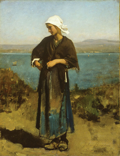 By the seaside by Jules Breton