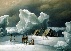 Captain Markham's most northerly encampment by Richard Brydges Beechey