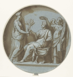 Ceres en de Vrede kronen een dichter by Unknown Artist