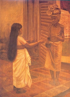 Charity by Raja Ravi Varma