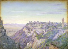 'Chittur. Rajputana. India. Decr. 1878' by Marianne North