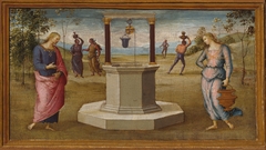 Christ and the Woman of Samaria by Pietro Perugino