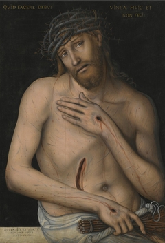 Christ as Man of Sorrows by Lucas Cranach the Younger