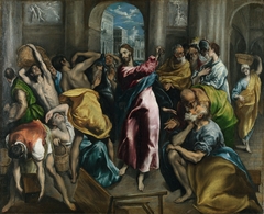 Christ Driving the Money Changers from the Temple by El Greco