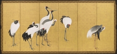 Cranes by Maruyama Ōkyo