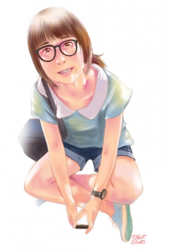 cute girl by RAK9art