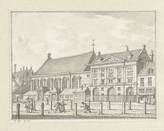 De Prinsekerk en Boterhal te Rotterdam by Jan Bulthuis