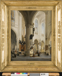 De Sint Jacobskerk te Antwerpen by Joseph-Chrétien Nicolié