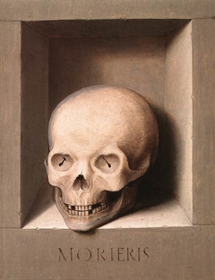 Death; reverse side of St. John by Hans Memling