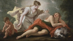 Diana (Selene) and Endymion by Giovanni Antonio Pellegrini