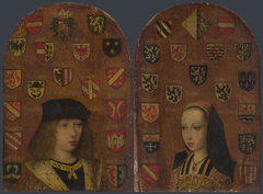 Diptych: Philip the Handsome and Margaret of Austria by Pieter van Coninxloo