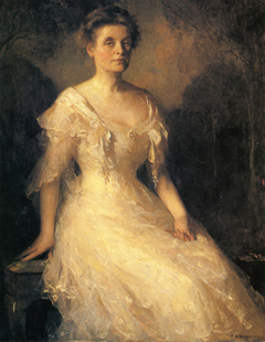 Edith Perley, Mrs. Lincoln N. Kinnicutt by Frank Weston Benson