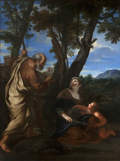 Elijah and the Widow of Serepta (Zarephath) by Ciro Ferri