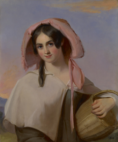 Elizabeth Cook (Mrs. Benjamin Franklin Bache) as The Country Girl by Thomas Sully